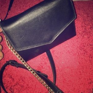 Black mini shoulder bag